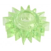 Зеленое эрекционное кольцо-солнце - Toyfa Basic - в Липецке купить с доставкой