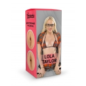 Двусторонний мастурбатор Lola Taylor - 22 см. - ФлешНаш - в Липецке купить с доставкой