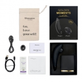 Набор для пар Golden Moments: Womanizer Premium 2 и We-Vibe Chorus - Womanizer купить в Липецке с доставкой в Orgasmix.ru Набор для пар Golden Moments: Womanizer Premium 2 и We-Vibe Chorus - Womanizer