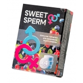 Шипучие таблетки для мужчин Sweet Sperm для изменения вкуса спермы (4 шт. по 0,5 гр.) - Капиталпродукт - купить с доставкой в Липецке