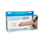 Полый страпон на ремнях 6’’ Hollow Silicone Strap-on - Pipedream - купить с доставкой в Липецке