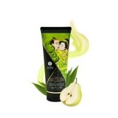 Массажный крем для тела с ароматом груши и зелёного чая Pear   Exotic Green Tea - 200 мл. - Shunga - купить с доставкой в Липецке