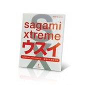 Ультратонкий презерватив Sagami Xtreme SUPERTHIN - 1 шт. - Sagami - купить с доставкой в Липецке