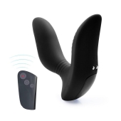 Черный вибромассажер простаты 3,5’’ Remote Control Curve P-spot Massager - 12 см. - Erokay - в Липецке купить с доставкой