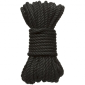 Черная верёвка для связывания и фиксации Bind Tie - 9,14 м. - Doc Johnson - купить с доставкой в Липецке