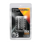 Прозрачная насадка с шипами и шишечками STAY HARD COCK SLEEVE 03 CLEAR - Blush Novelties - в Липецке купить с доставкой