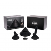 Конусный вибромассажер Cowgirl Cone с 2 насадками - CowGirl - купить с доставкой в Липецке