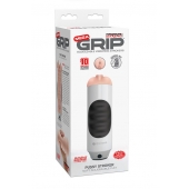 Мастурбатор-вагина Extreme Toyz Mega Grip Vibrating Stroker Mouth - Pipedream - в Липецке купить с доставкой