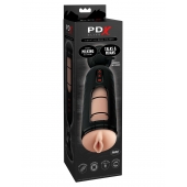 Мастурбатор-вагина с вибрацией Vibrating Mega Milker - Pipedream - в Липецке купить с доставкой