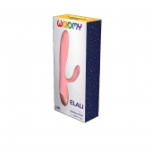 Нежно-розовый вибратор-кролик Elali - 18 см. - Adrien Lastic