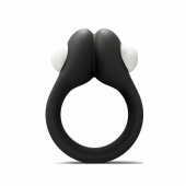 Черное эрекционное кольцо Zippy Vibrating Ring With Bullet - Adrien Lastic - в Липецке купить с доставкой