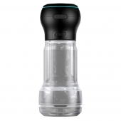 Набор PowerBlow   Feel Pocket Stroker Crystal: мастурбатор и интерактивная насадка - Kiiroo - в Липецке купить с доставкой