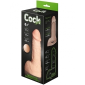 Телесный фаллоудлинитель с мошонкой Cock Next - 17 см. - LOVETOY (А-Полимер) - в Липецке купить с доставкой