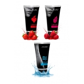 Набор из 3 лубрикантов JUJU (увлажняющий, клубника, малина) - JuJu - купить с доставкой в Липецке