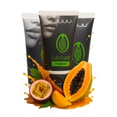 Набор из 3 съедобных лубрикантов JUJU со вкусом тропических фруктов - JuJu - купить с доставкой в Липецке