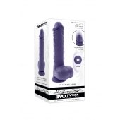 Фиолетовый вибратор на присоске с поступательными движениями Pleasure Rider - 22,2 см. - Evolved купить в Липецке с доставкой в Orgasmix.ru Фиолетовый вибратор на присоске с поступательными движениями Pleasure Rider - 22,2 см. - Evolved