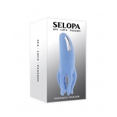 Голубой вибромассажёр Tentacle Tickler - Selopa купить в Липецке с доставкой в Orgasmix.ru Голубой вибромассажёр Tentacle Tickler - Selopa