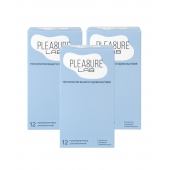 Набор из 3 упаковок ультратонких презервативов Pleasure Lab (по 12 шт.) - Pleasure Lab - купить с доставкой в Липецке Набор из 3 упаковок ультратонких презервативов Pleasure Lab (по 12 шт.) - Pleasure Lab - купить с доставкой в Липецке