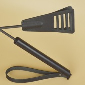 Черный кожаный стек «Сириус» - 60 см. - Sitabella - купить с доставкой в Липецке