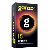 Классические презервативы с обильной смазкой Ganzo Classic - 15 шт. - Ganzo - купить с доставкой в Липецке