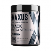 Черные утолщенные презервативы MAXUS Extra Strong с железным кейсом - 15 шт. - Maxus - купить с доставкой в Липецке