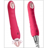 Малиновая насадка на душ с вибрацией Showers to orgasm - 20,1 см. - Orion - купить с доставкой в Липецке