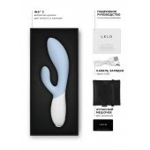 Нежно-голубой вибратор-кролик Lelo Ina 3 - 20 см. - Lelo купить в Липецке с доставкой в Orgasmix.ru Нежно-голубой вибратор-кролик Lelo Ina 3 - 20 см. - Lelo