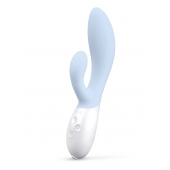 Нежно-голубой вибратор-кролик Lelo Ina 3 - 20 см. - Lelo купить в Липецке с доставкой в Orgasmix.ru Нежно-голубой вибратор-кролик Lelo Ina 3 - 20 см. - Lelo