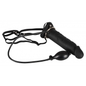 Полый страпон с эффектом увеличения Inflatable Strap-On - 18,5 см. - Orion - купить с доставкой в Липецке