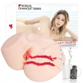 Мастурбатор-полуторс с двойным слоем материала и вибрацией Jenny Onahole Real Vagina - KOKOS - в Липецке купить с доставкой Мастурбатор-полуторс с двойным слоем материала и вибрацией Jenny Onahole Real Vagina - KOKOS - в Липецке купить с доставкой