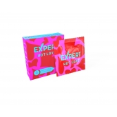 Презервативы с разогревающим эффектом Expert Hot Love - 3 шт. - Expert - купить с доставкой в Липецке