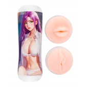 Двусторонний мастурбатор аниме - ротик и вагина - Tokyo Style - в Липецке купить с доставкой