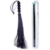 Черная силиконовая плеть - 37 см. - Boys of Toys - купить с доставкой в Липецке