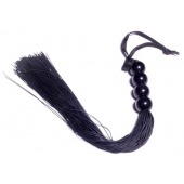 Черная силиконовая плеть - 37 см. - Boys of Toys - купить с доставкой в Липецке