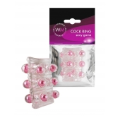 Прозрачная сквозная насадка на пенис с цветными шариками - Erowoman-Eroman - в Липецке купить с доставкой