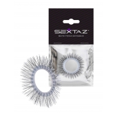 Круглое эрекционное кольцо с «ресничками» - Sextaz - в Липецке купить с доставкой