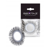 Круглое эрекционное кольцо с длинными «ресничками» - Sextaz - в Липецке купить с доставкой