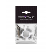 Эластичное кольцо с «ресничками» и 4 шариками - Sextaz - в Липецке купить с доставкой