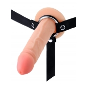 Мужской полый страпон на регулируемых ремнях - 18,5 см. - Sex Expert - купить с доставкой в Липецке