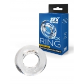 Прозрачное эрекционное кольцо-бублик - Sex Expert - в Липецке купить с доставкой
