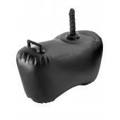 Черное надувное кресло с платформой для фиксации дилдо Body Dock Inflatable Love Seat - Pipedream - купить с доставкой в Липецке
