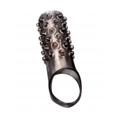 Дымчатая насадка на пенис с выпуклостями - 12 см. - Sex Expert - в Липецке купить с доставкой