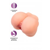 Реалистичный мастурбатор в форме попки с 2 любовными входами - No Name - в Липецке купить с доставкой