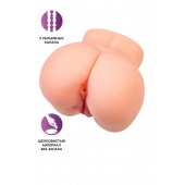 Реалистичный мастурбатор в форме попки с двумя любовными входами - No Name - в Липецке купить с доставкой