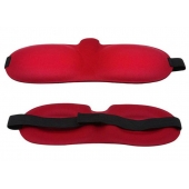 Красная глухая маска на резинке - Sitabella - купить с доставкой в Липецке