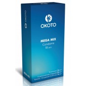 Презервативы OKOTO Mega Mix - 18 шт. - Sitabella - купить с доставкой в Липецке