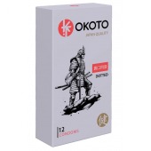 Точечные презервативы OKOTO Dotted - 12 шт. - Sitabella - купить с доставкой в Липецке