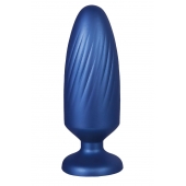 Синяя анальная пробка G Stuck Silicone Anal Plug - 13,5 см. - NMC