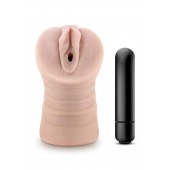 Телесный мастурбатор-вагина Ayumi с вибрацией - Blush Novelties - в Липецке купить с доставкой