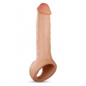 Телесная насадка-удлинитель Thrive 8.75 Inch Realistic Penis Extender Sleeve - 22,2 см. - Blush Novelties - в Липецке купить с доставкой